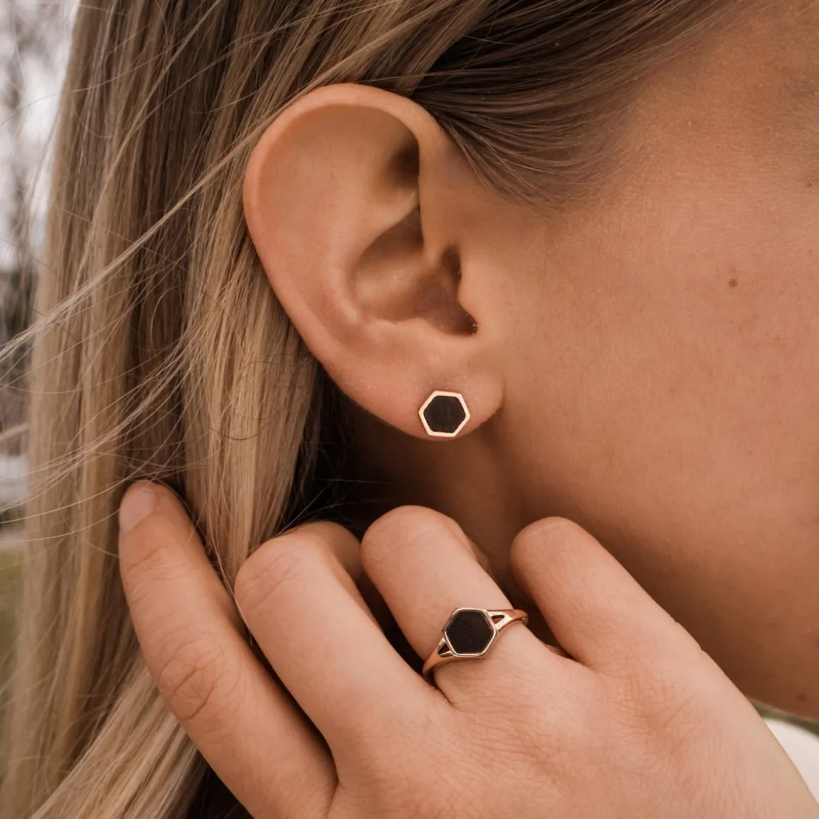 Boucles d'oreilles Facade