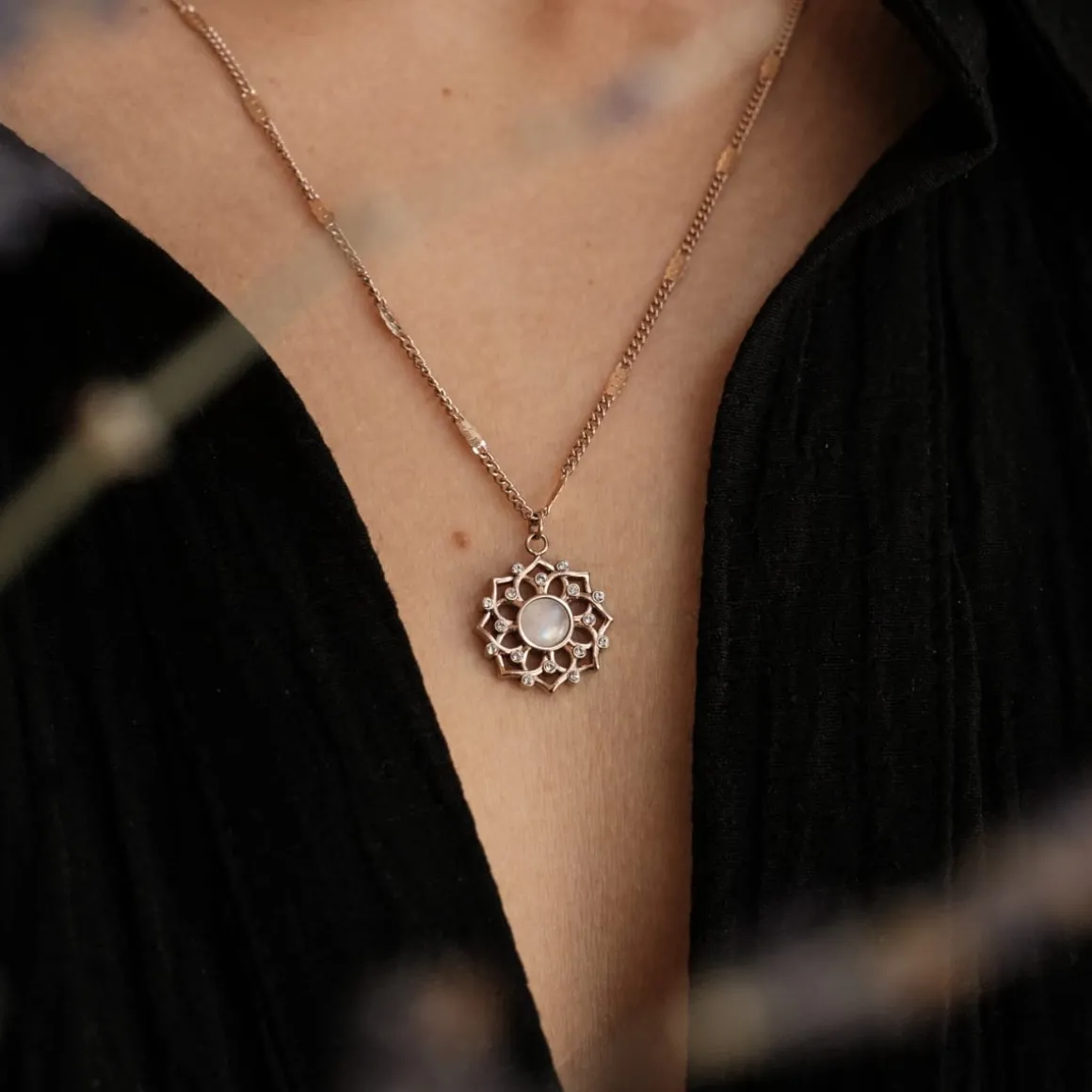 Collier Composition Gem