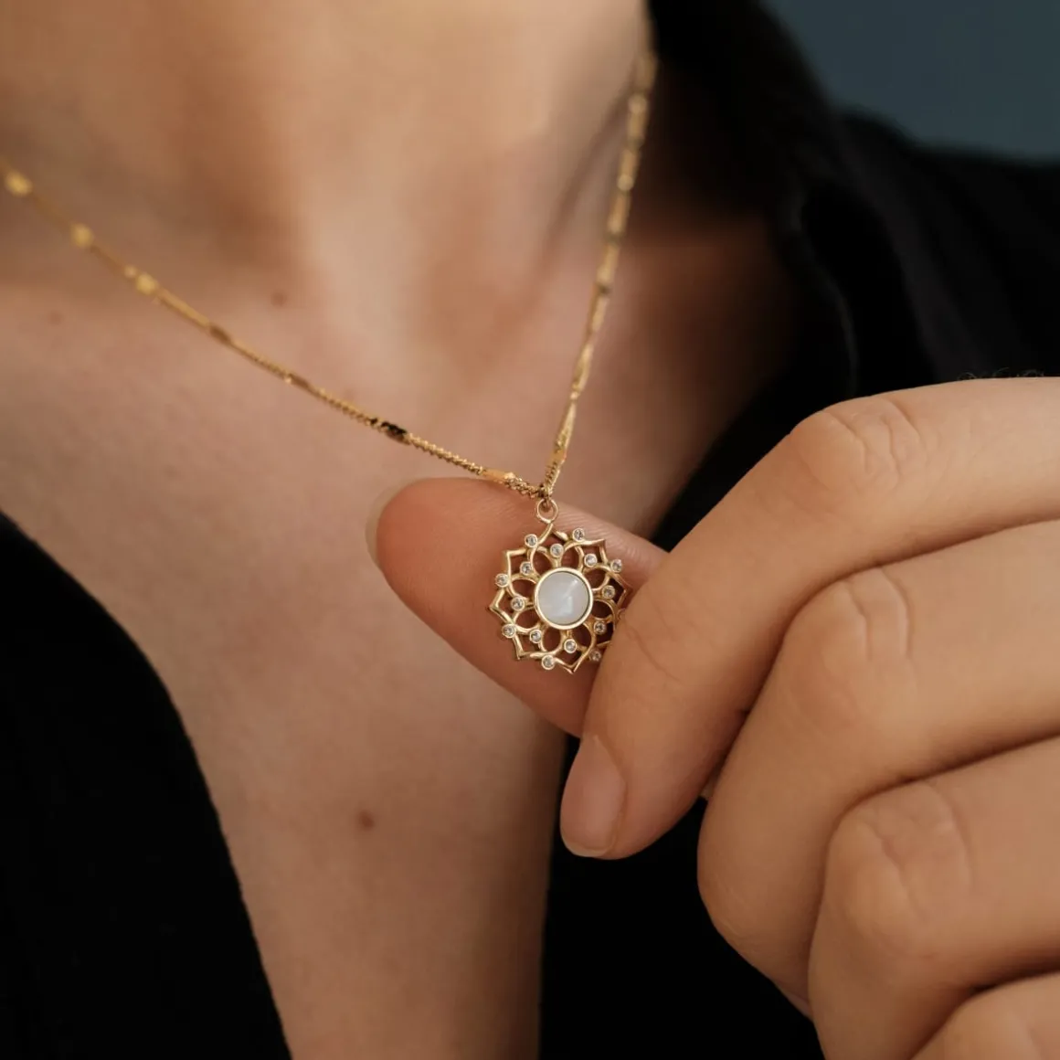 Collier Composition Gem